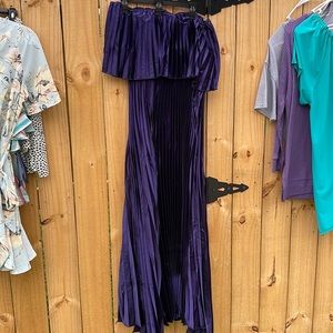 Maxi off the shoulder dress NWOT